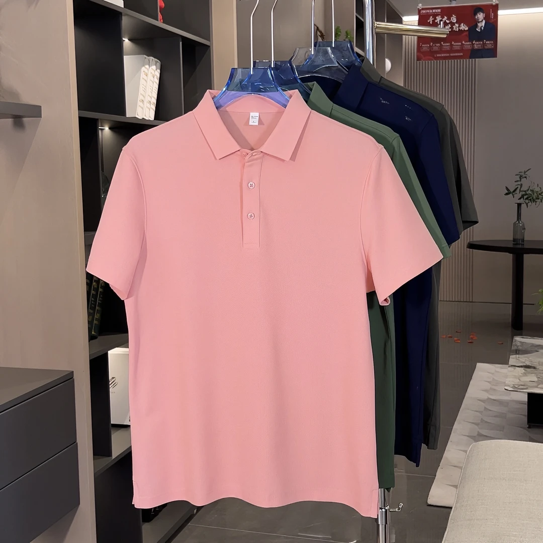 夏季POLO衫男经典帅气高端薄款短袖翻领修身户外休闲商务百搭宽松
