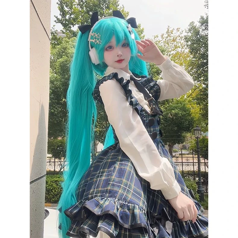 【To Alice】熊之原创别惹猫猫复古学院风托胸红格背心裙