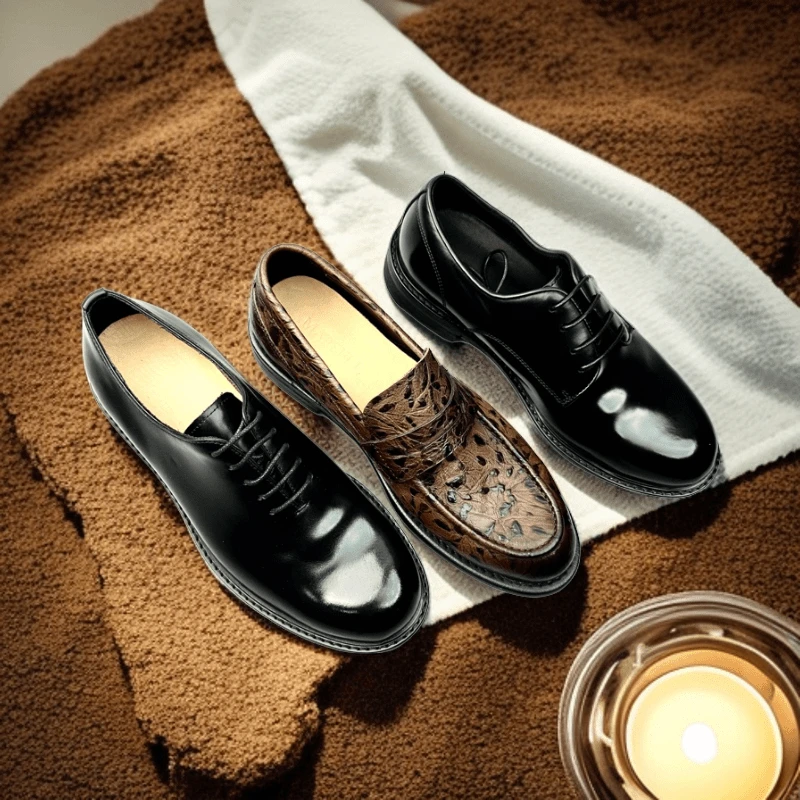 BREEZEBRO 【马臀皮马皮皮鞋捡漏超值特惠】高端手工固特异商务男鞋