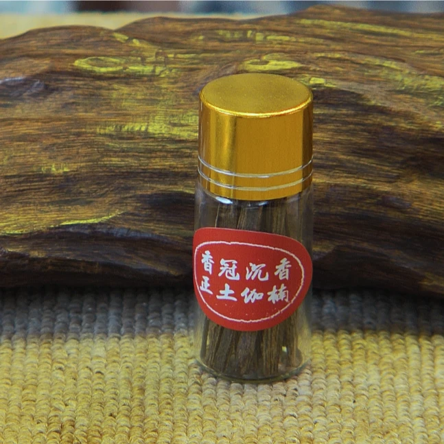 正土伽楠海南奇楠长切丝华子丝2g装