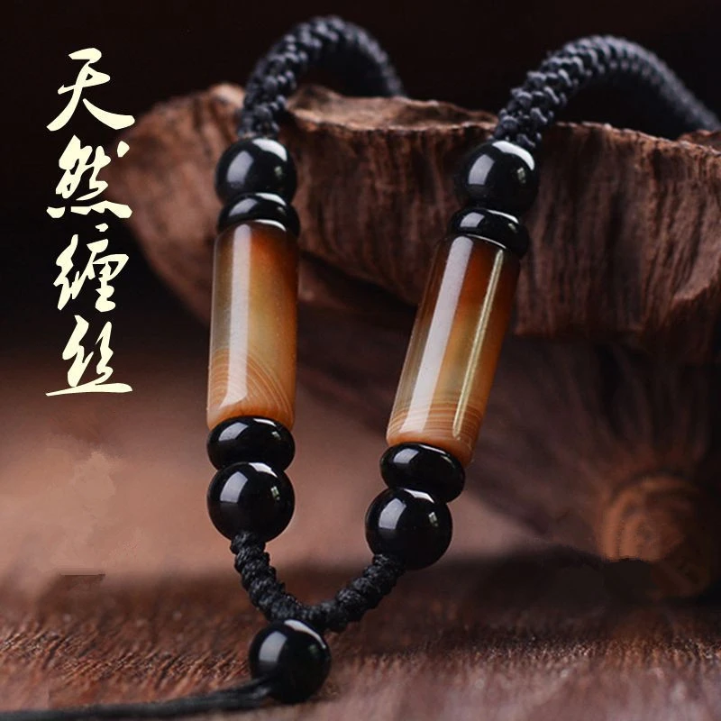 手工编织天然缠丝吊坠挂绳玉石吊坠项链绳耐磨新款挂件配绳男女款