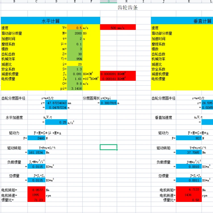 设计选型计算工程图学习