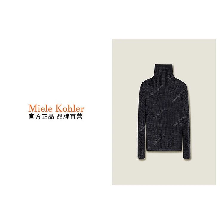 MieleKohler新款高领时尚百搭长袖针织衫保暖羊毛打底衫 MKOLX808
