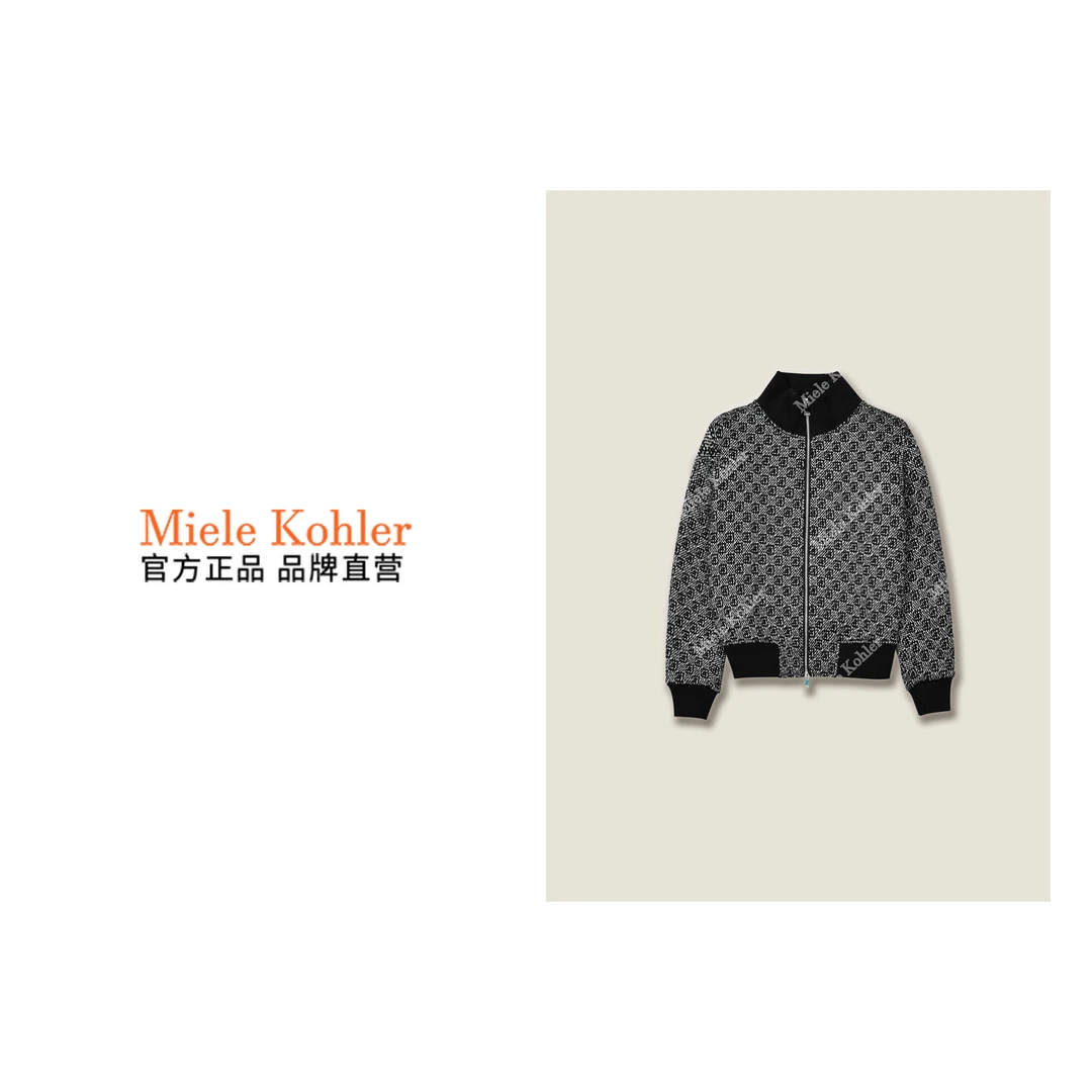 秋冬提花拉链羊毛外套上衣MKOXDWL0015【澳门小源同款】