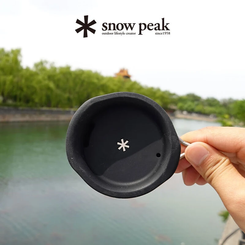 SnowPeak雪峰露营户外马克杯水具硅胶盖