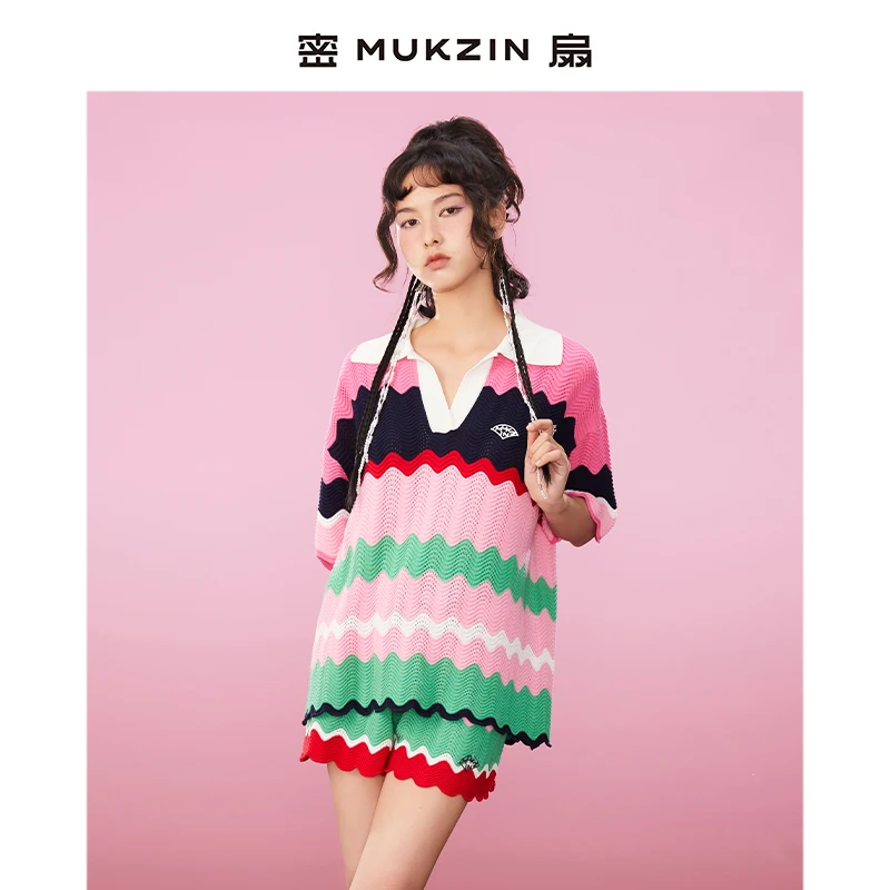 密扇款式针织短袖M232A06008999