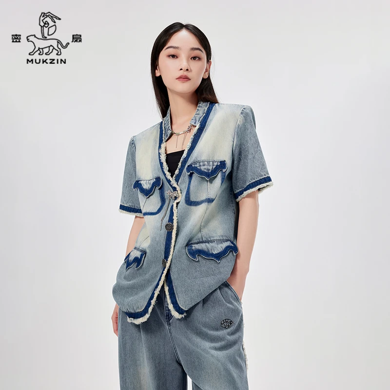 密扇《吉祥如意》2024夏装新款狸尨梦华录外套M24BB11013833