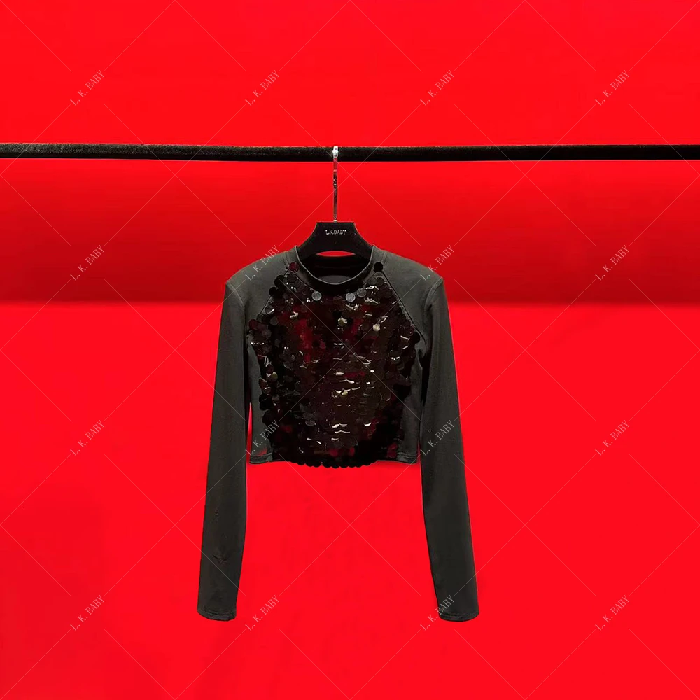 【L.K.BABY】灿若繁星 重工时髦精美亮片fashion长袖衫