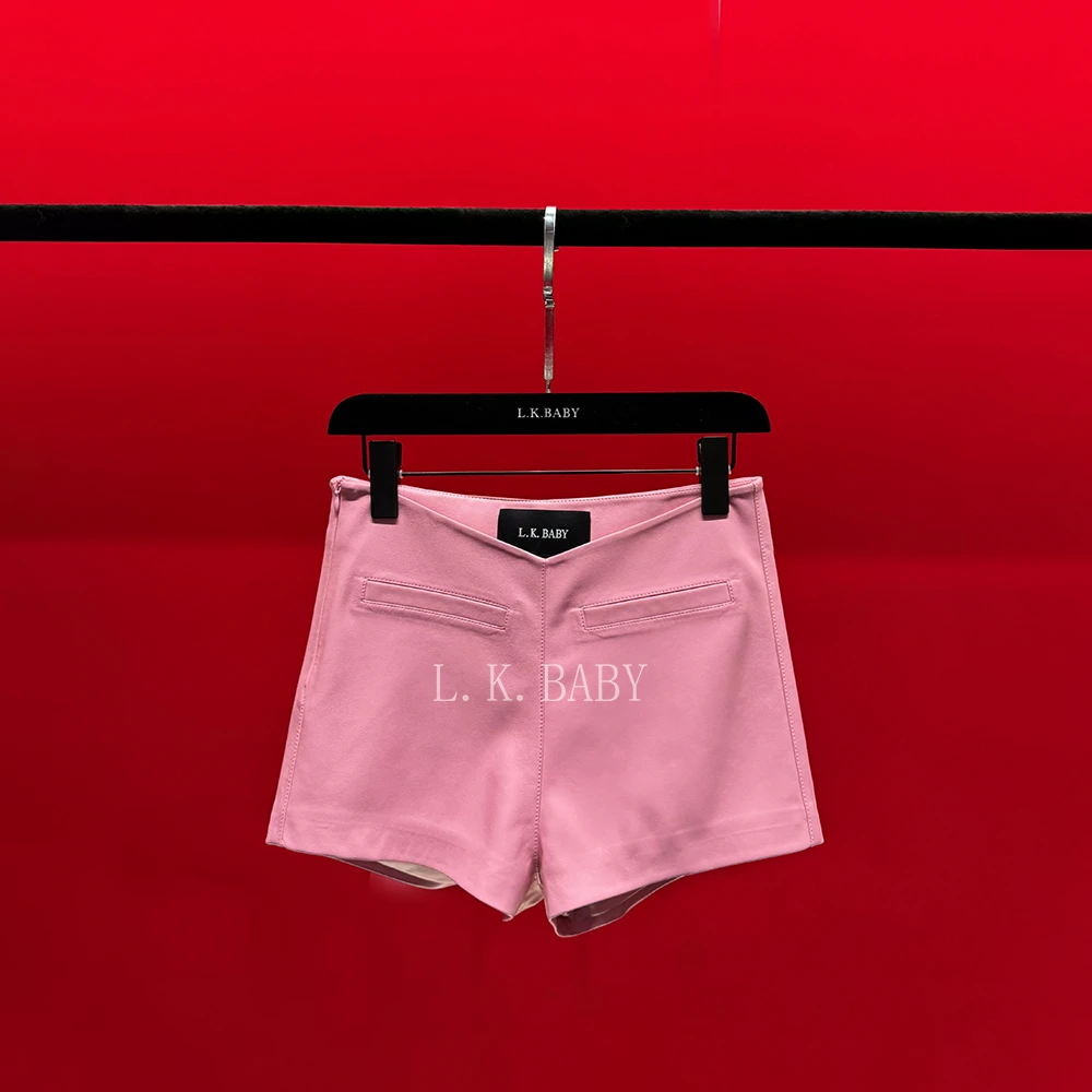 【L.KBABY】限定少女  时髦性感辣妹蛋白皮短裤时尚设计师