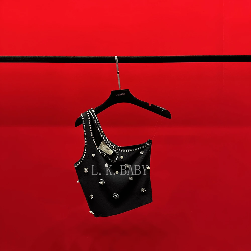 【L.K BABY】星月神话  手工钉珠斜肩背心