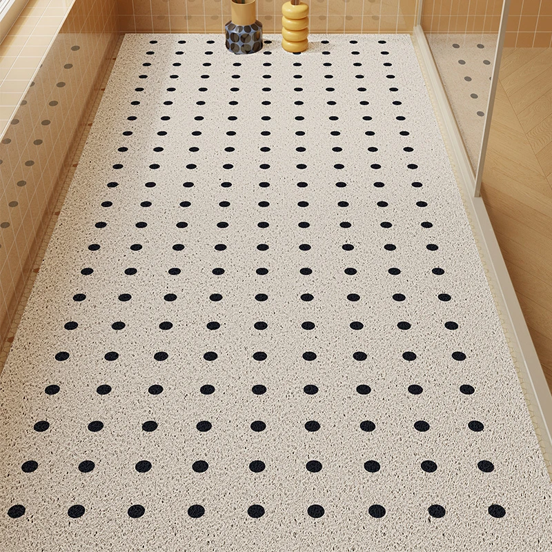 浴室防滑垫淋浴房吸水丝圈儿童孕妇洗澡镂空脚垫卫生间地垫防摔垫