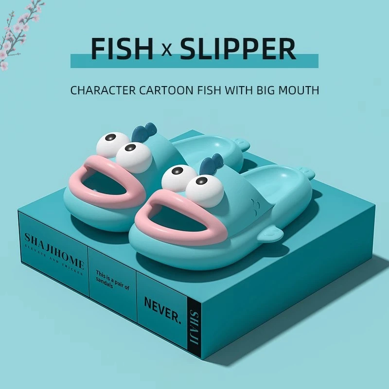 【全红婵同款】小丑鱼拖鞋女夏季2024新款卡通可爱情侣外穿凉拖鞋男