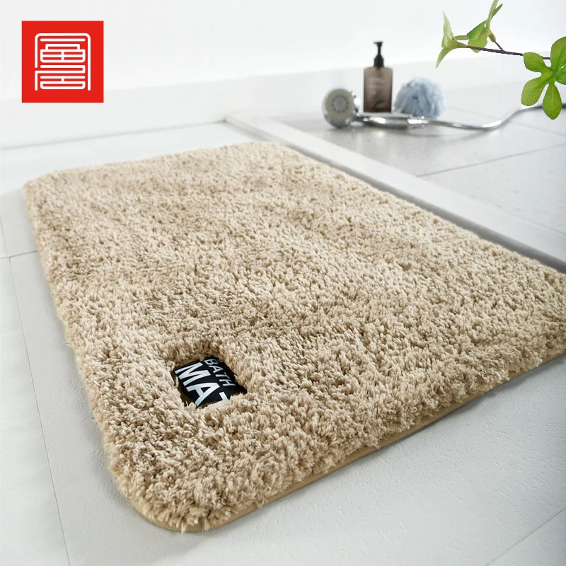 富居地垫门垫柔软加厚吸水脚垫门口 浴室垫防滑垫卫生间 进门垫子
