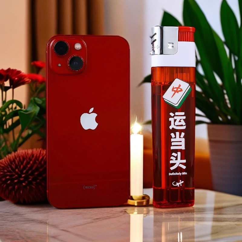 网红超大巨无霸视频潮款一次性明火红色喜庆大容量打火机潮流搞怪