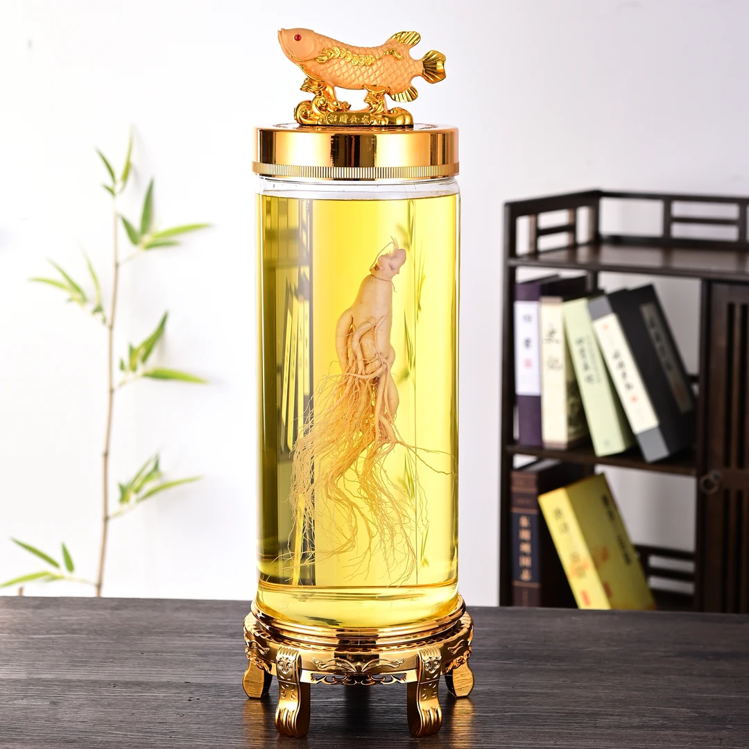 泡酒瓶、大容量酒瓶、人参酒瓶、酒坛子泡酒、牛大力酒瓶、大口螺旋口