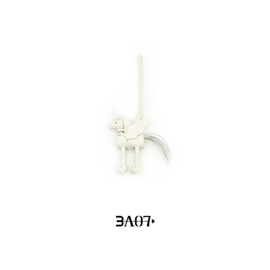 【侃侃KK】手缝蜡线”独角兽“挂件包包挂件配件皮纹挂饰M-F1033