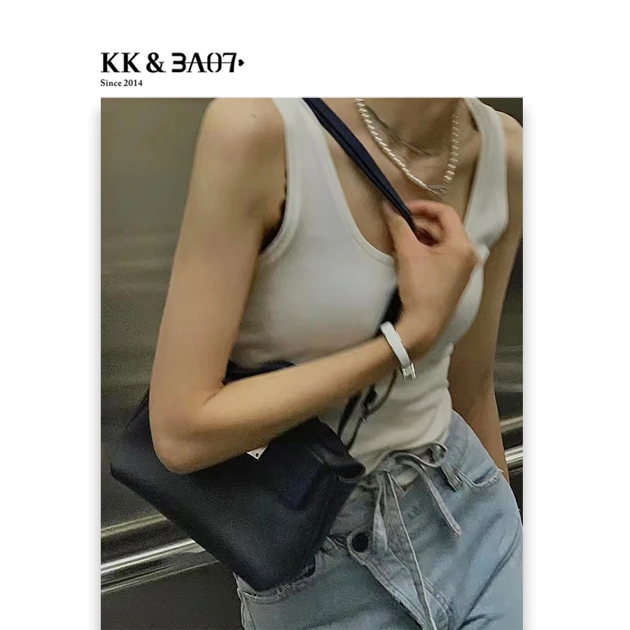 【侃侃KK】“大号24机车包”单肩腋下包经典手拎百搭简约休闲M-M24