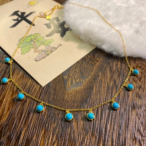 【云玺珠宝】天然原矿绿松石单珠A26（多样性随发）