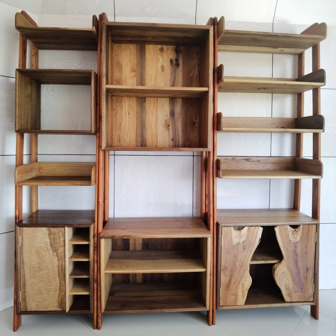 原木风多功能组合柜子