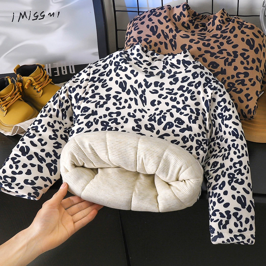 【三层加厚桑蚕丝】冬季男女童打底加绒加厚宝宝儿童棉袄小童三层