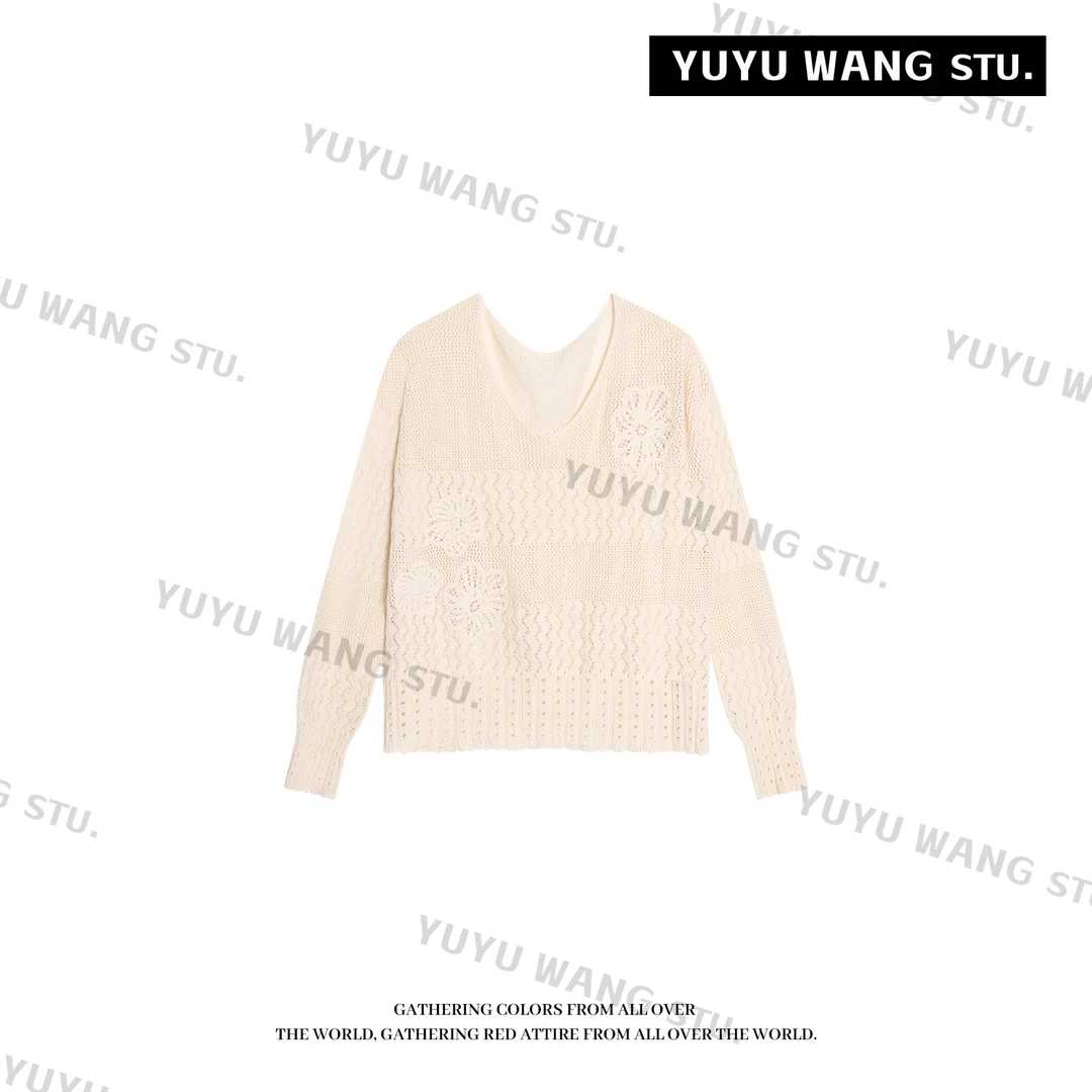 YUYU WANG【清韵】松弛设计感毛衣 RBC2FQ135