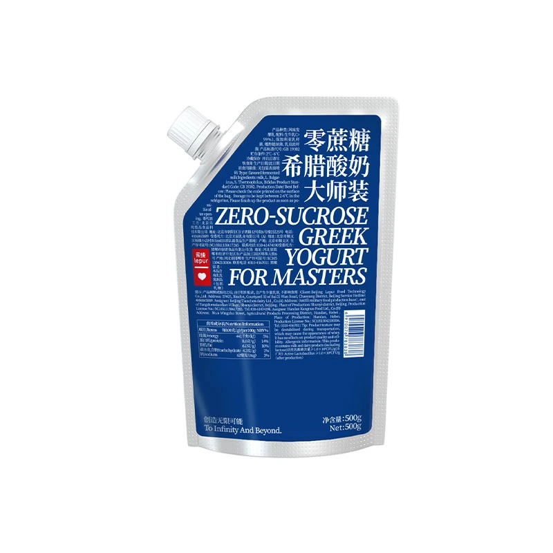 乐纯零蔗糖希腊酸奶大师装500g