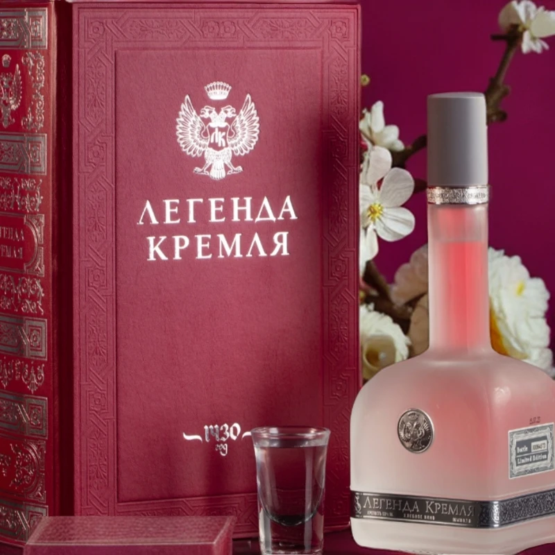 【官方正品】700MLX2瓶克里姆林宫传奇伏特加白酒豪华礼盒53度