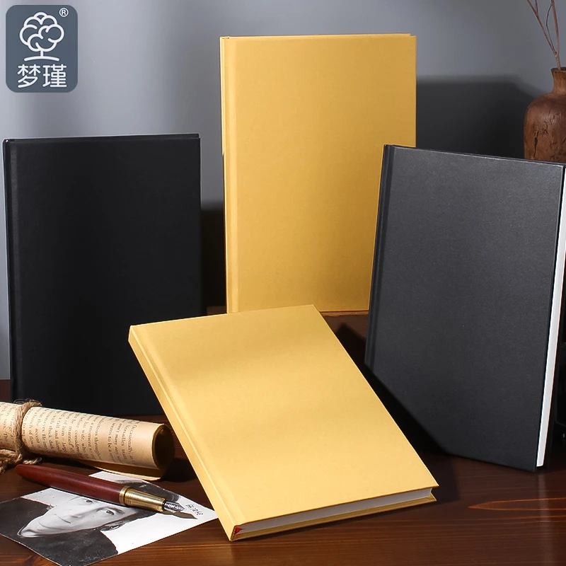 梦瑾A5超厚精装本简约ins横线笔记本子学生用笔记本日记本记事本