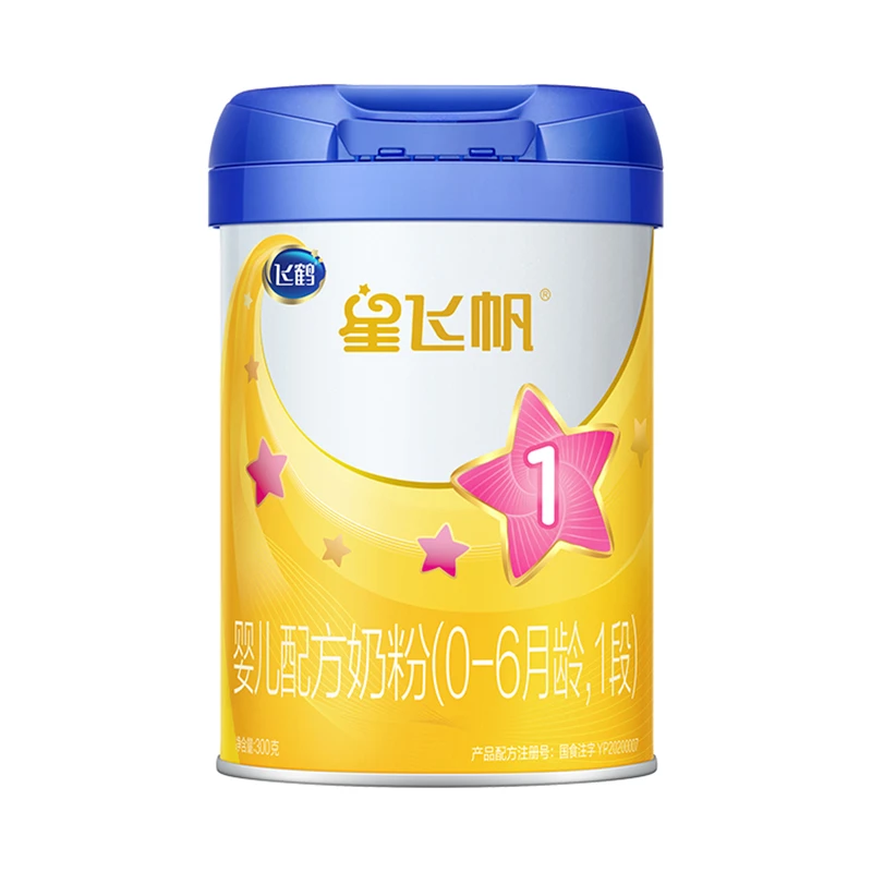 飞鹤星飞帆1段婴儿配方奶粉0-6月龄1段一段300g*1罐
