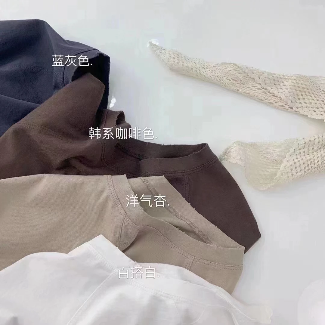 腔调感长袖T恤！！拒绝泛大众的弧线烂边的打底衫