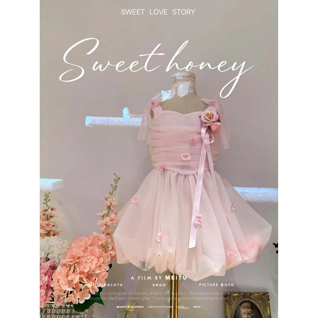 MOANA 高定洋气时髦气质女宝连衣裙汉服24033103