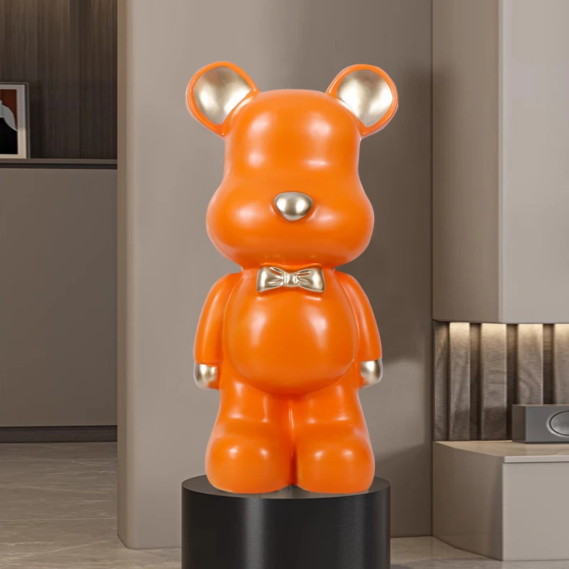 高68厘米特大号网红熊存钱罐现代客厅酒柜玄关摆件礼物只进不出