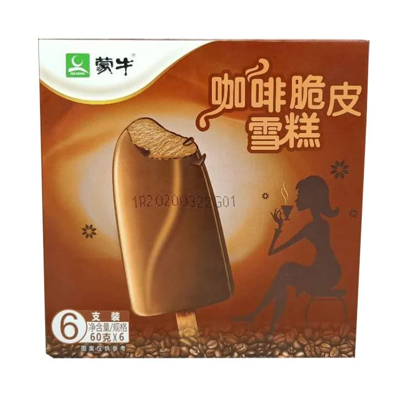 蒙牛咖啡脆皮雪糕60g*6/盒