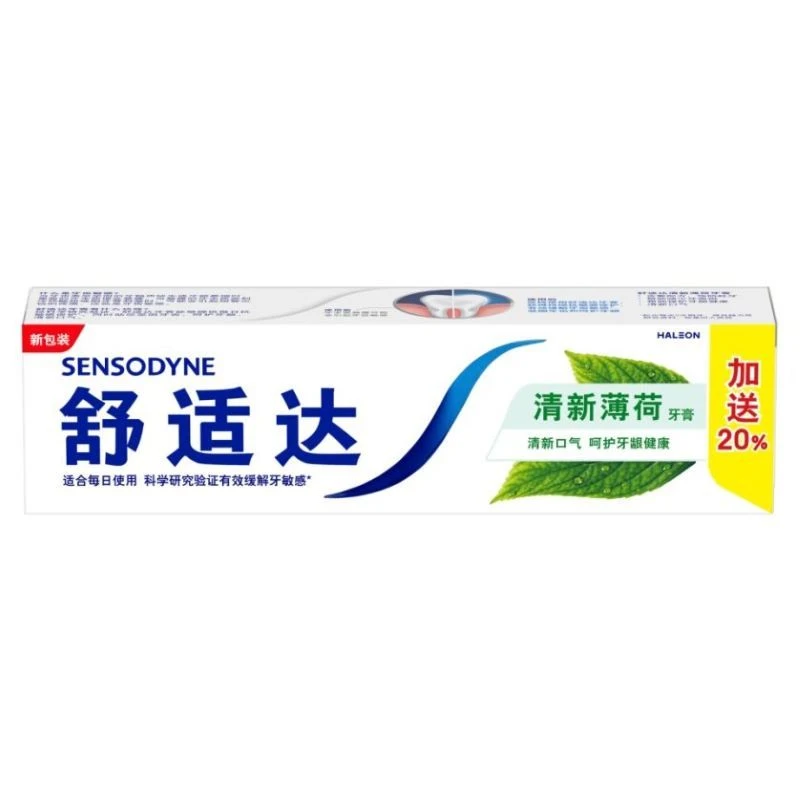 舒适达清新薄荷牙膏 120克/支
