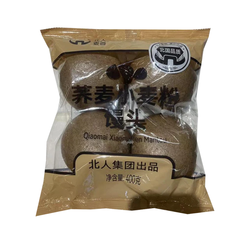北人麦香荞麦小麦粉馒头 400克/袋
