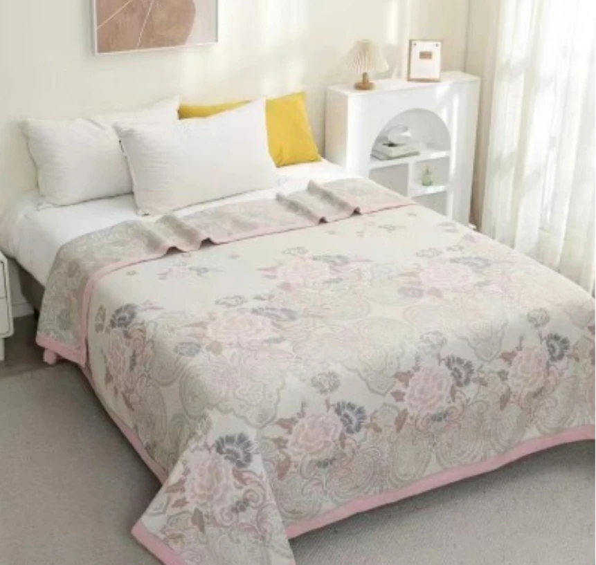 【绝代风华】230*250cm可铺可盖多层纱布亲肤通用高端床盖