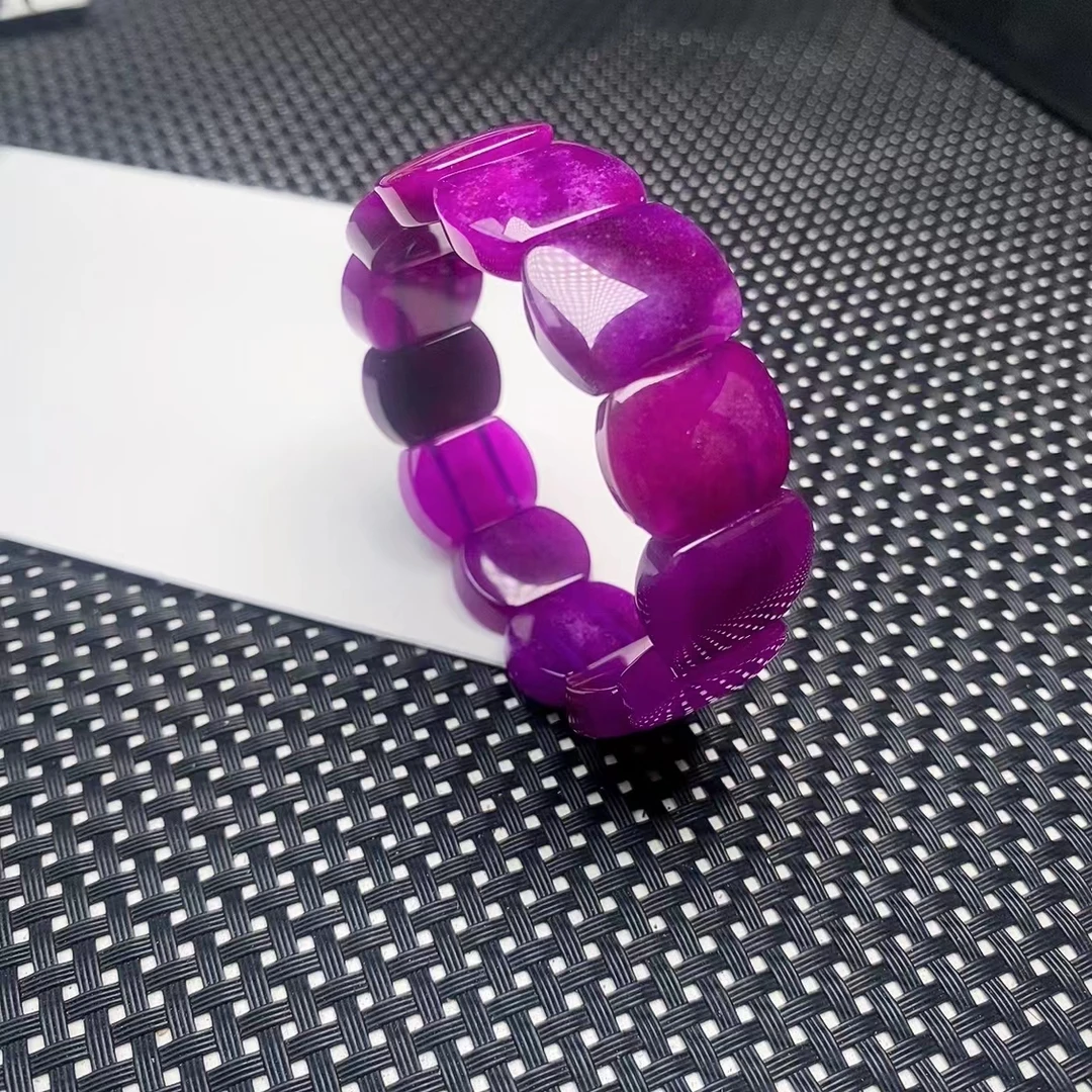 [石矿]A907紫色系手牌设计轻奢时尚手链手串