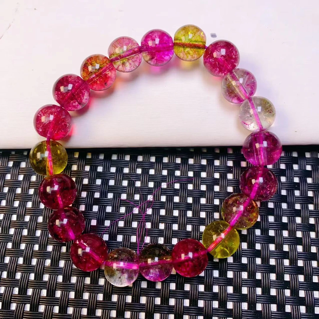 [石矿]A139西瓜比手链10M设计轻奢时尚手链手串