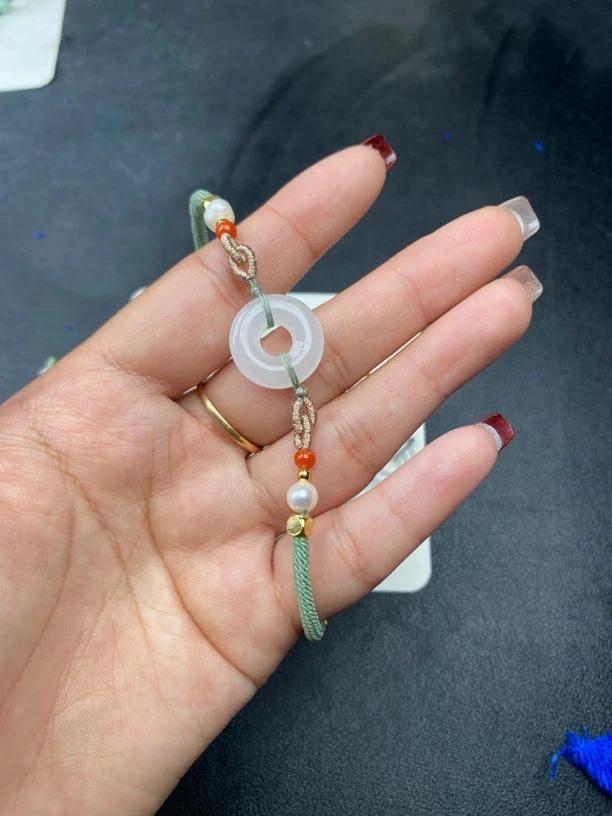天山翠手绳圈口可调节