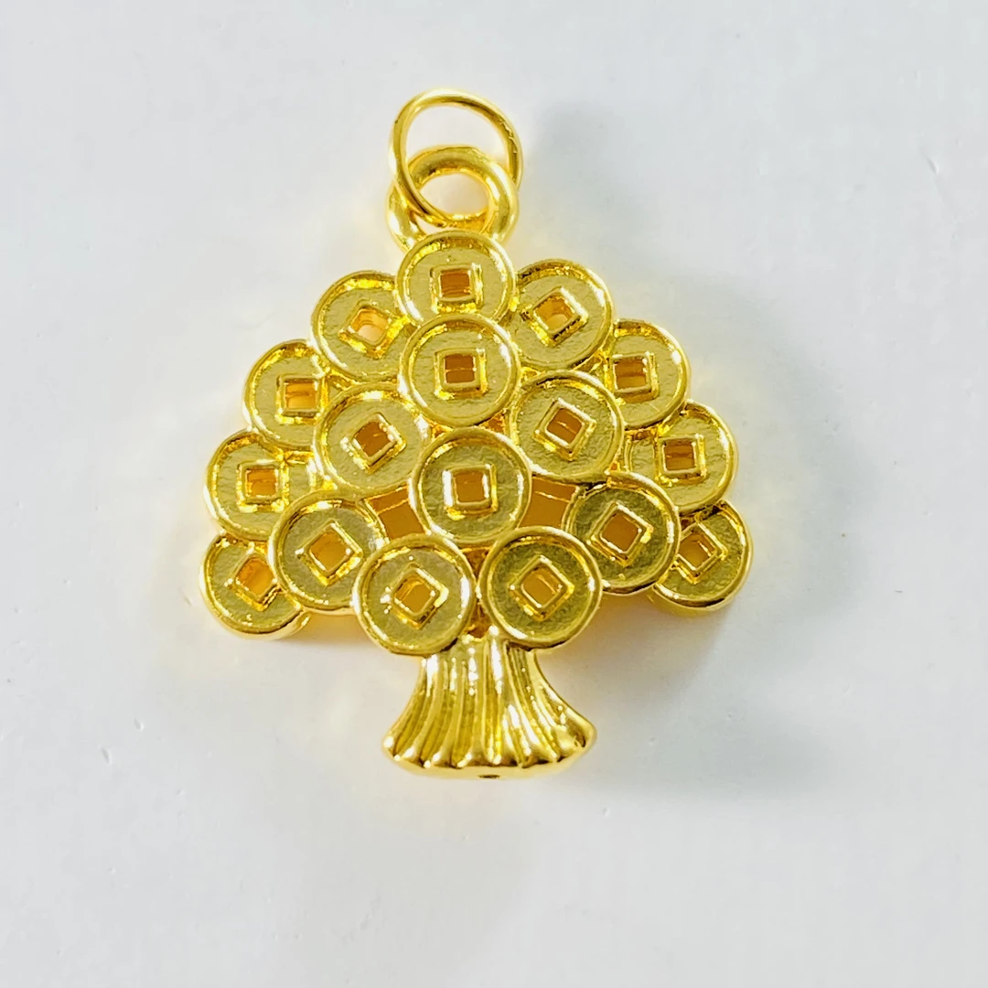 足金999 黄金发财树 0.49