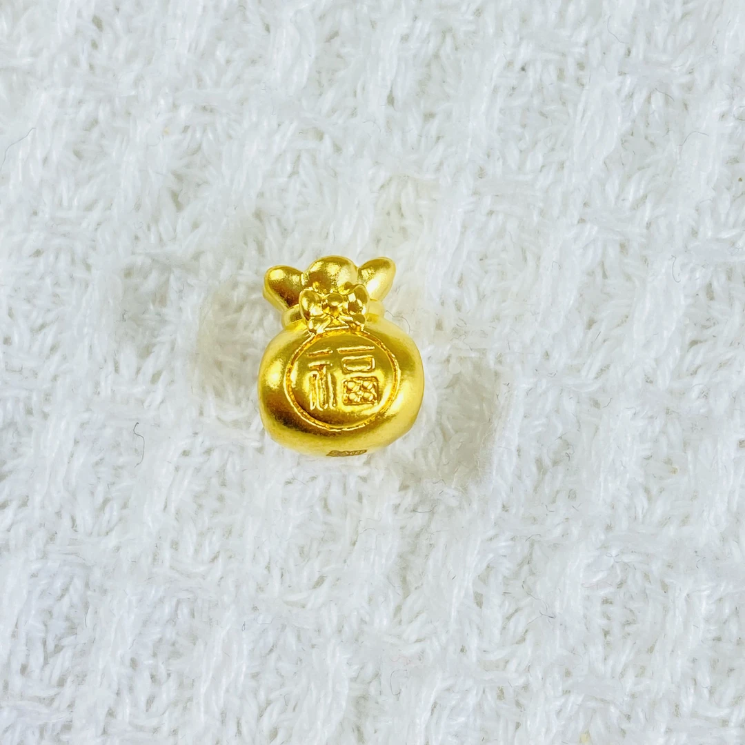 足金999 黄金福袋转运珠 0.49