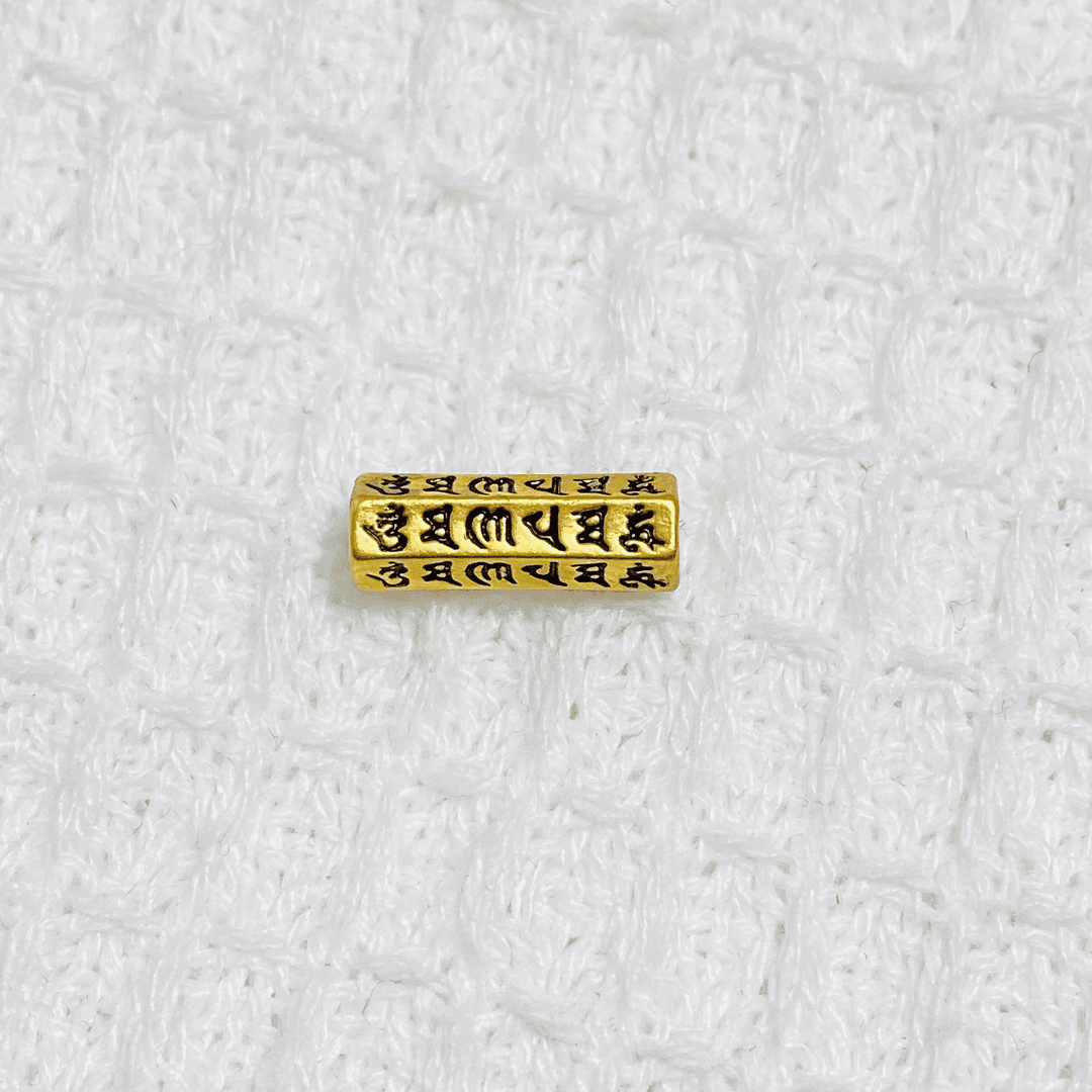 足金999 非遗珐琅六字箴言铜珠 0.29