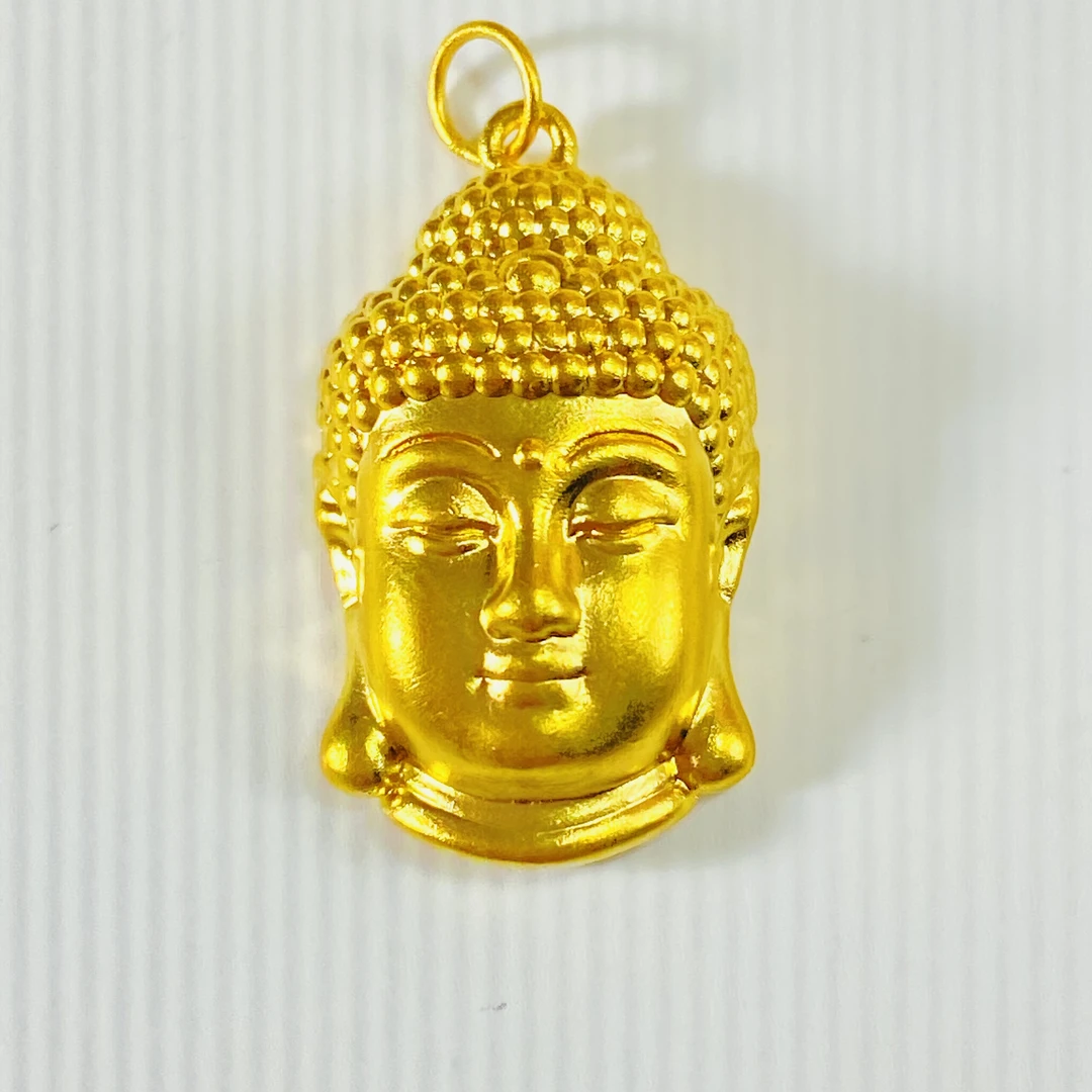 足金999 黄金佛头