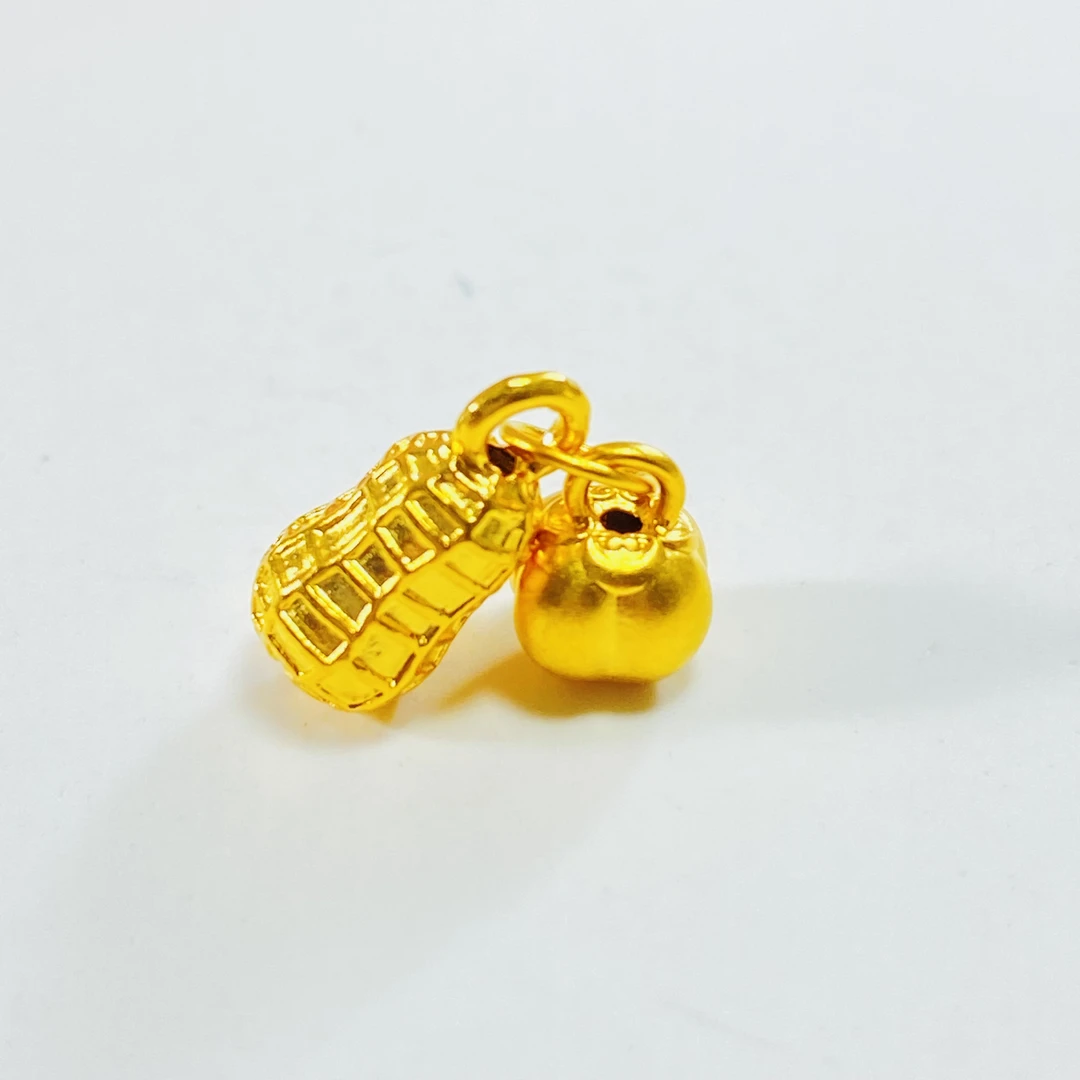 足金999 黄金好柿花生