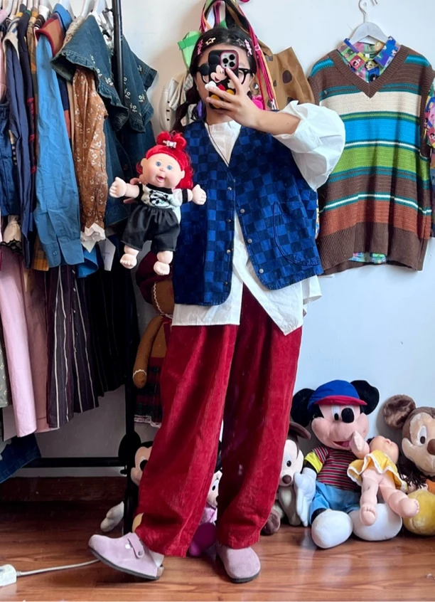 小个子多巴胺休闲宽松时尚女装