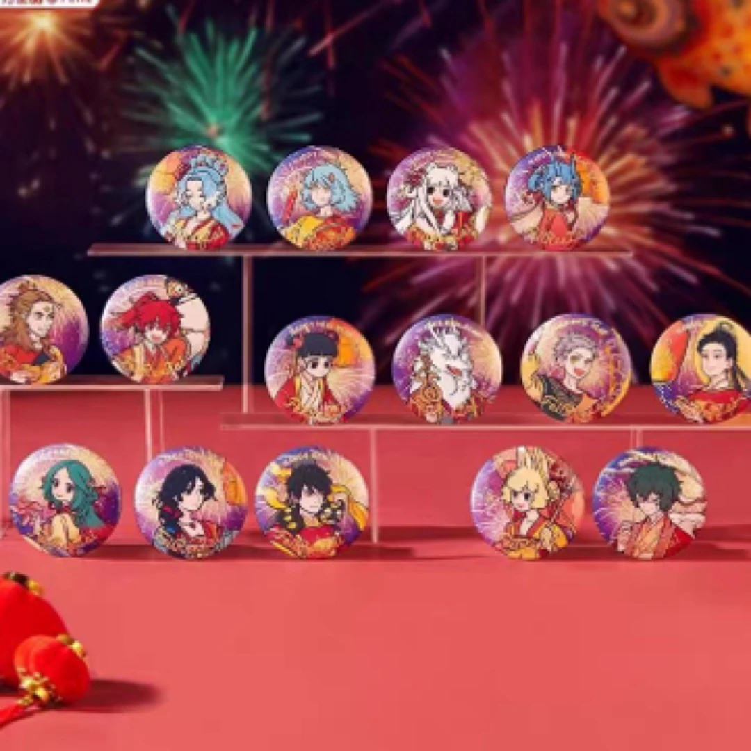 非人哉烟花岁月系列徽章盲盒