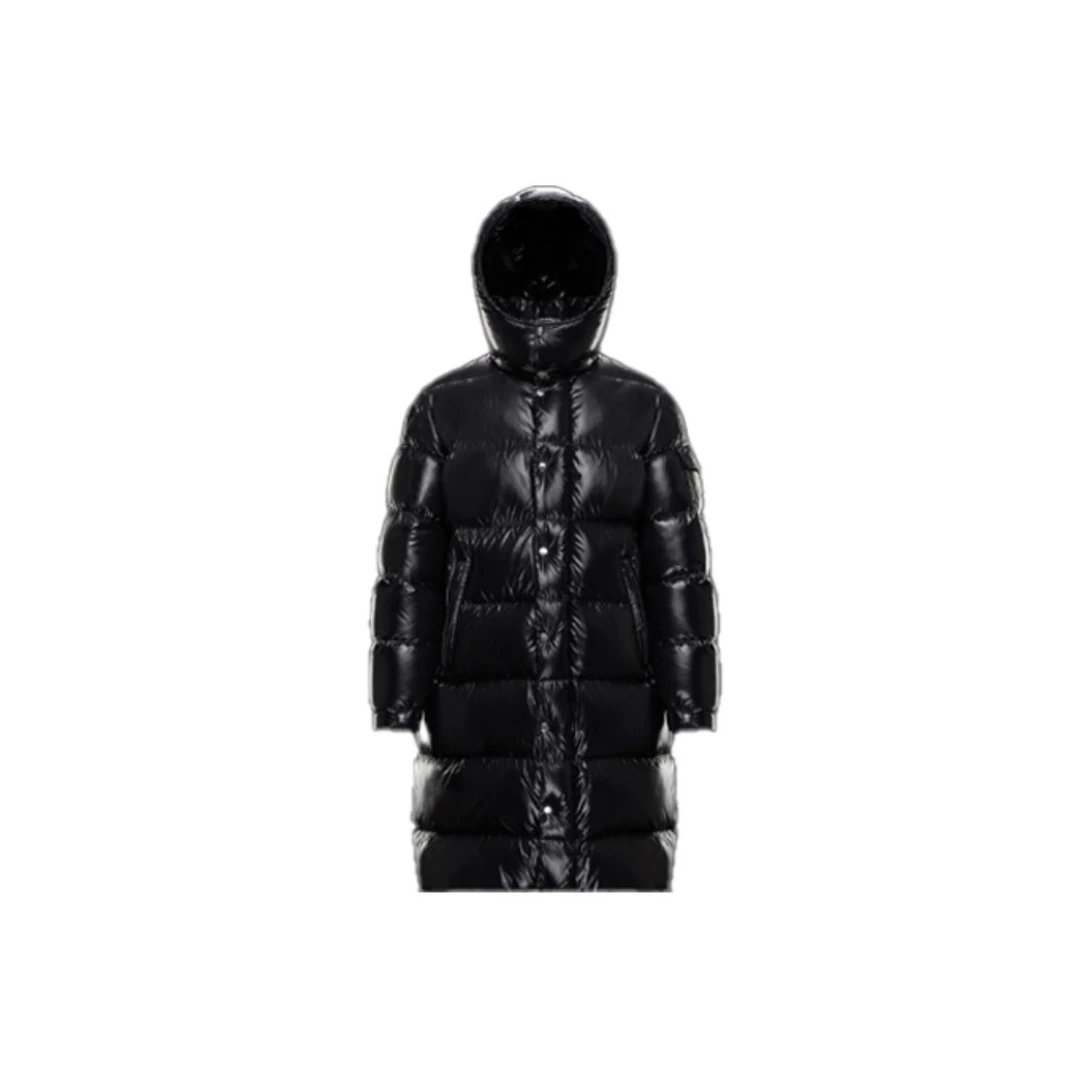 全新未使用  小花汤汤/TP015795/MONCLER 漆面尼龙派克羽绒服