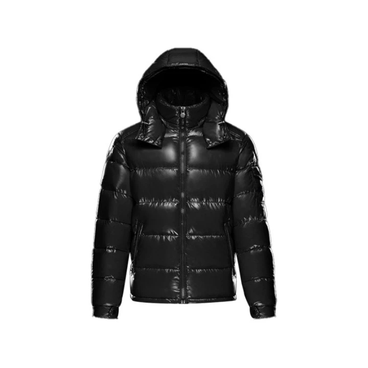 全新未使用  小花汤汤/TP006283/MONCLER MAYA 短款羽绒服 黑色