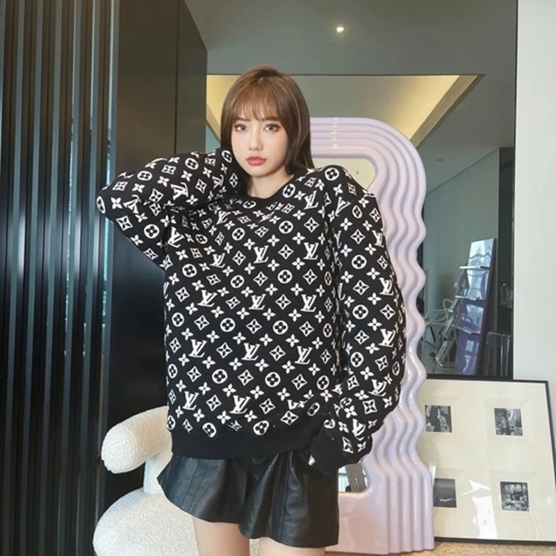 99新 LouisVuitton/路易威登 满印卫衣/P224307495/P224725478