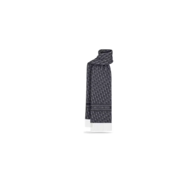 全新未使用 DIOR/迪奥 小花汤汤/TP027638/印花围巾 均码